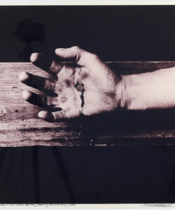 GELATINE SILVERPRINT - Hand nailed on piece of wood