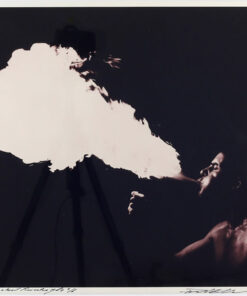 GELANTINE SILVERPRINT - Selfportrait Fire eater