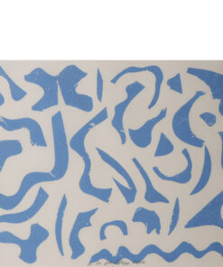 Woodcut - Untitled - Blue