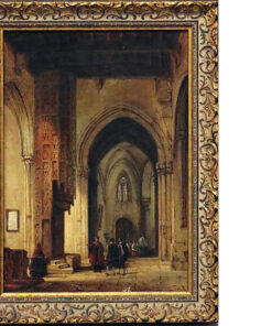 ORIGINAL JOHANNES BOSBOOM (Dutch 1817 - 1891) - Church interior I