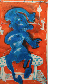 LITHO - Blauwe figuur