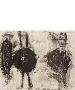 ETCHING JAN MONTYN - Drie tekens voor 1962