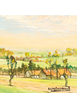 ORIGINAL ACHILLE VAN SASSENBROUCK (Belgium 1886-1979) - Payage