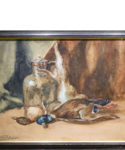 ORIGINAL WILLEM ELISA ROELOFS (Dutch 1874-1940) - A hunting still life