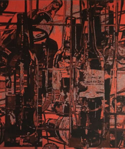 SILK SCREEN - Collage flessen