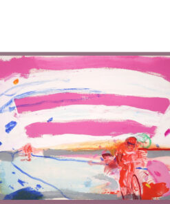 ORIGINAL JAN VAN DIEMEN (Dutch 1954) - Cyclists