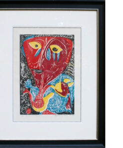 LITHOGRAPH C.H. PEDERSEN (Copenhagen 1913 - 2007) - Den himmelskte Drage VI