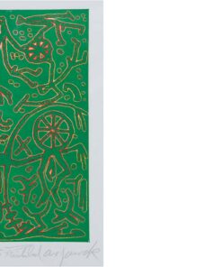 AQUATINT WITH ETCHING A.R.PENCK - Untitled (green)