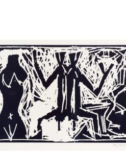 WOODCUT A.R.PENCK - Verbannung (BAT)