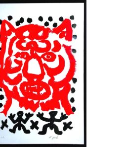 SILK SCREEN A.R.PENCK - Tiger