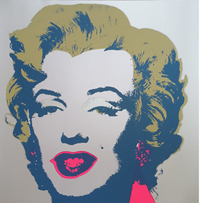 SILK SCREEN ANDY WARHOL – Marilyn – artleas.com