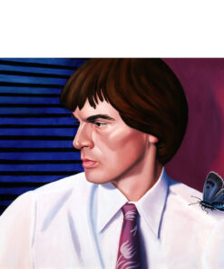 ORIGINAL SYLVIA WILLINK (Dutch 1944) - Portrait Rik with butterfly